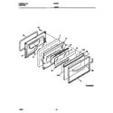Frigidaire FGF355CGBB door diagram