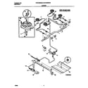 Frigidaire FGF334BGWA burner diagram