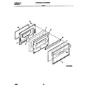 Frigidaire FGF334BGWA door diagram