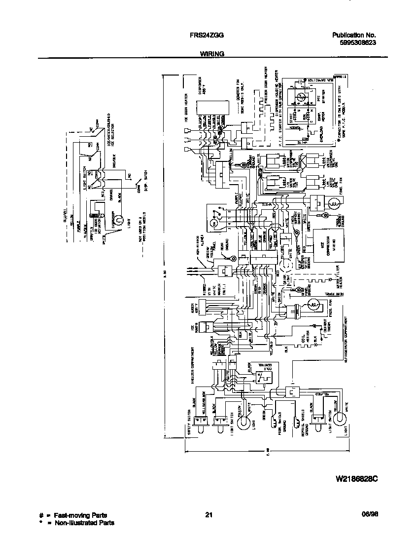 Frigidaire FRS24ZGGW2 wiring diagram diagram
