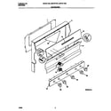 Universal/Multiflex (Frigidaire) MLF311SGWA backguard diagram