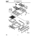 Universal/Multiflex (Frigidaire) MLF311SGWA top/drawer diagram