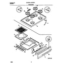 Universal/Multiflex (Frigidaire) MPF303PGWA top/drawer diagram
