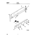 Universal/Multiflex (Frigidaire) MGF303PGDA backguard diagram