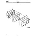 Frigidaire FEF322BAWH door diagram