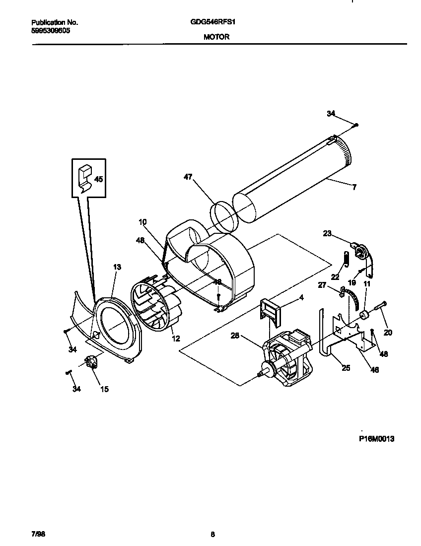 Gibson GDG546RFS1 motor diagram