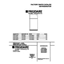 Frigidaire FRT21LRGW1 cover diagram