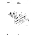 Frigidaire FDB345LFR0 control panel diagram
