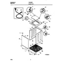 Frigidaire FWS235RFS1 cabinet/top diagram