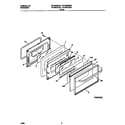 Frigidaire FEF365CGBA door diagram