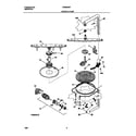 Frigidaire FDB949GFT2 motor and pump diagram