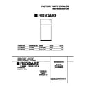 Frigidaire FRT18NNCW5 cover diagram