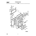Frigidaire FRT18NNCW5 door diagram