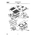 Frigidaire FRT18NNCW5 shelves diagram
