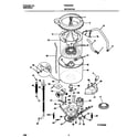 Frigidaire FWX233RES2 motor/tub diagram