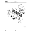 Frigidaire FWX233RES2 control panel diagram