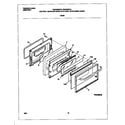 Frigidaire FGF376CETK door diagram