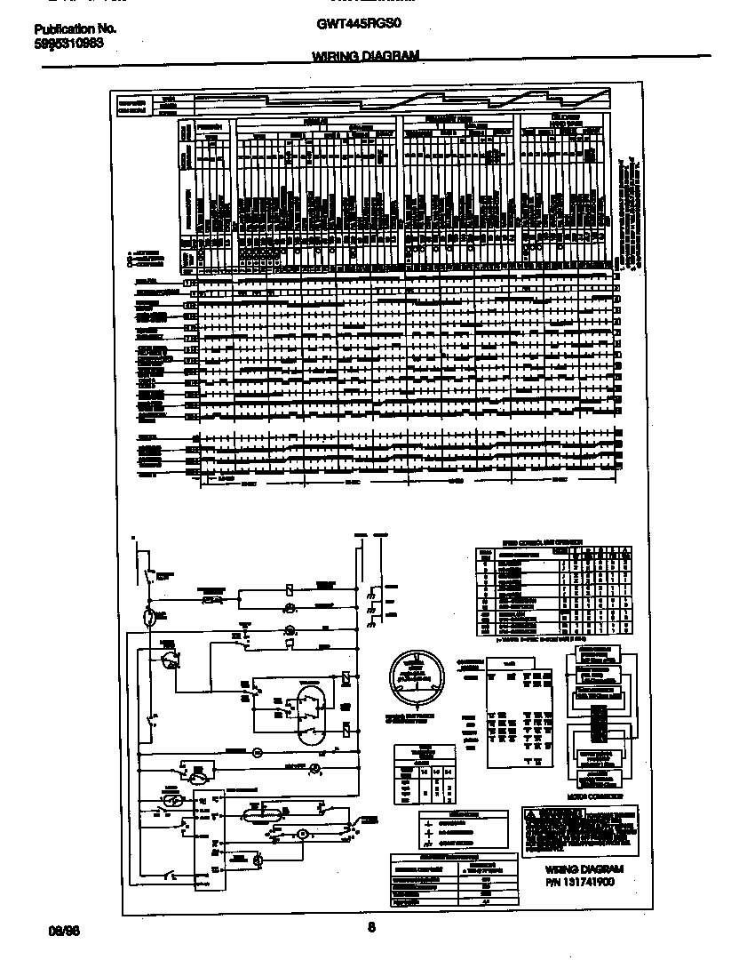 Gibson GWT445RGS0 wiring diagram diagram