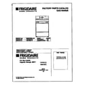 Frigidaire FGF376CESG cover diagram