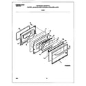 Frigidaire FGF376CESG door diagram