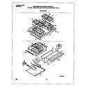 Frigidaire FGF376CETJ top/drawer diagram