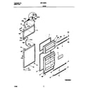Universal/Multiflex (Frigidaire) MRT18NREW3 door diagram