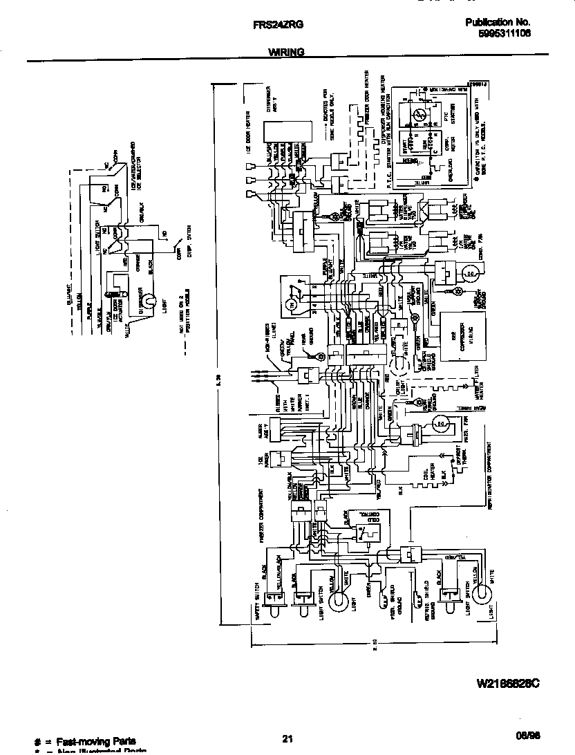 Frigidaire FRS24ZRGW0 wiring diagram diagram