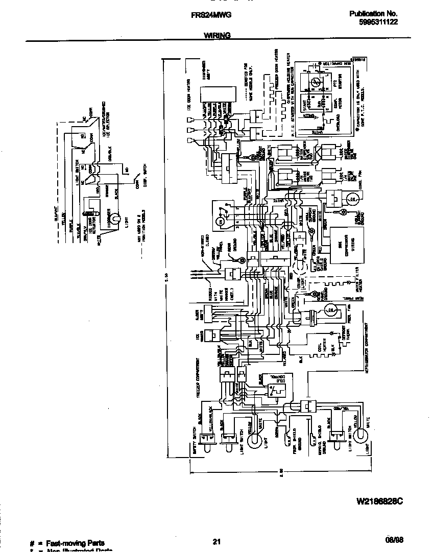 Frigidaire FRS24MWGD1 wiring diagram diagram