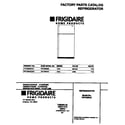 Frigidaire FRT20NGCD7 cover diagram