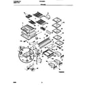 Frigidaire FRT20NGCD7 shelves diagram