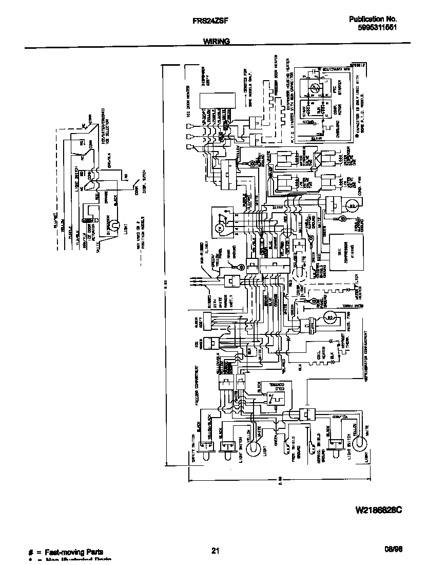 Frigidaire FRS24ZSFB1 wiring diagram diagram