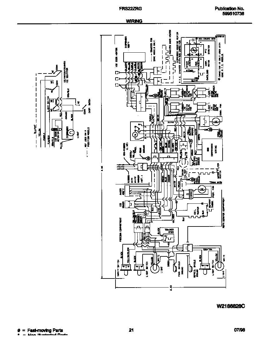 Frigidaire FRS22ZRGW0 wiring diagram diagram