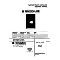 Frigidaire FEF389CFTC cover diagram