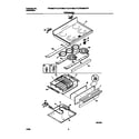 Frigidaire FEF389CFTC top/drawer diagram