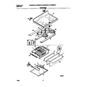 Frigidaire FEF389WFCD top/drawer diagram