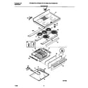 Frigidaire FEF389CFSC top/drawer diagram