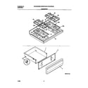 Frigidaire FGF367BGDB top/drawer diagram
