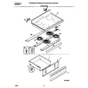 Frigidaire FEF365CGSB top/drawer diagram