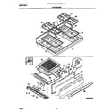Frigidaire FGF335CFTA top/drawer diagram