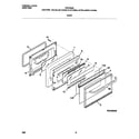 Frigidaire FGF376CEBJ door diagram