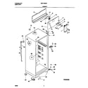 Universal/Multiflex (Frigidaire) MRT18DNEY4 cabinet diagram