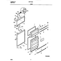 Universal/Multiflex (Frigidaire) MRT15CNED8 door diagram
