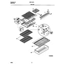 Universal/Multiflex (Frigidaire) MRT15CNED8 shelves diagram