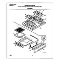 Frigidaire MGF336BGDB top/drawer diagram