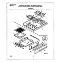 Universal/Multiflex (Frigidaire) MGF334BGBD top/drawer diagram