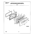 Universal/Multiflex (Frigidaire) MGF334BGBD door diagram
