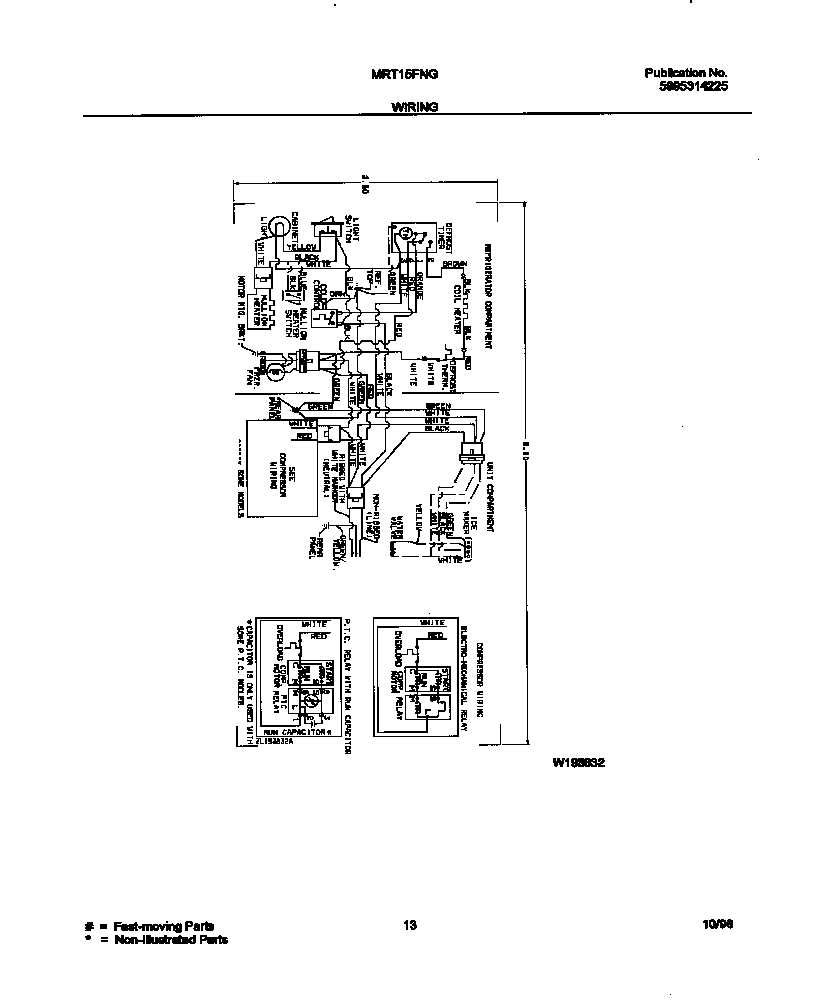 Universal/Multiflex (Frigidaire) MRT15FNGD2 wiring diagram diagram