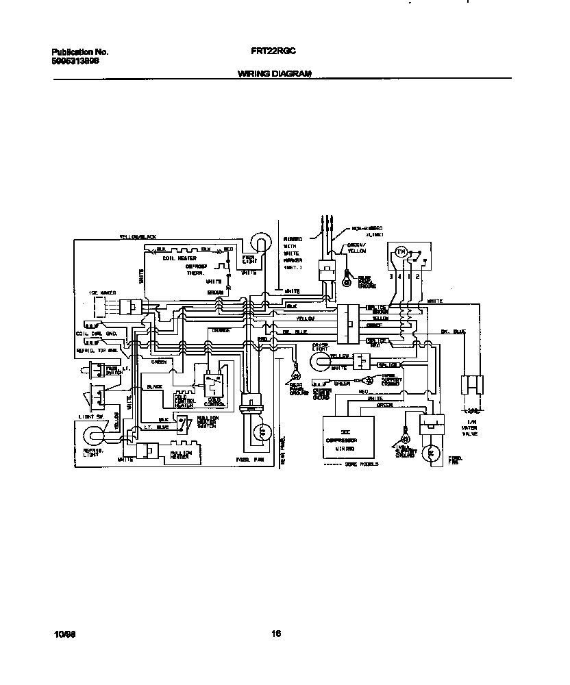Frigidaire FRT22RGCD8 wiring diagram diagram