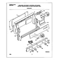 Universal/Multiflex (Frigidaire) MGF334BGDC backguard diagram