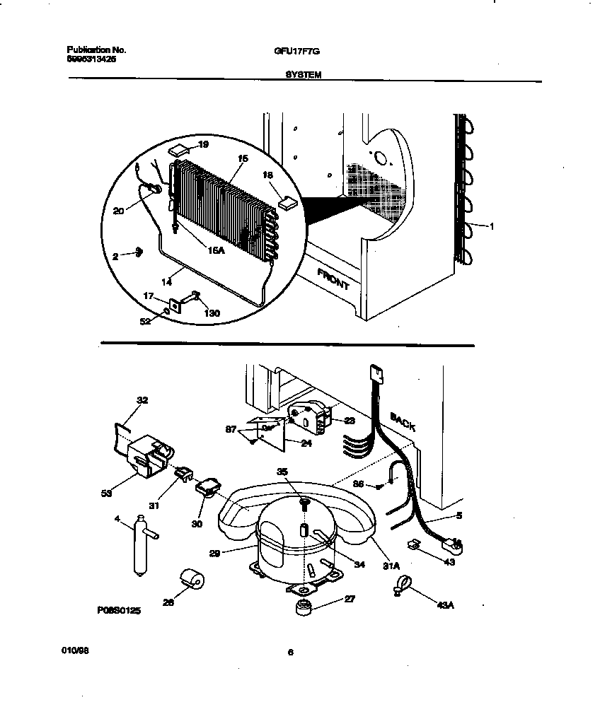 Gibson GFU17F7GW2 system diagram